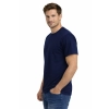 Męska koszulka T-shirt 100% miękka bawełna granatowa roz. 3XL